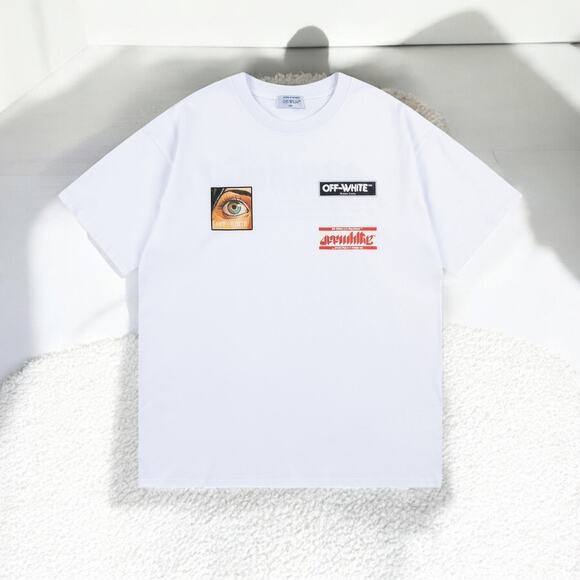 OFF-WHITE Crew neck, short sleeves Size M - Picture 1 of 5
